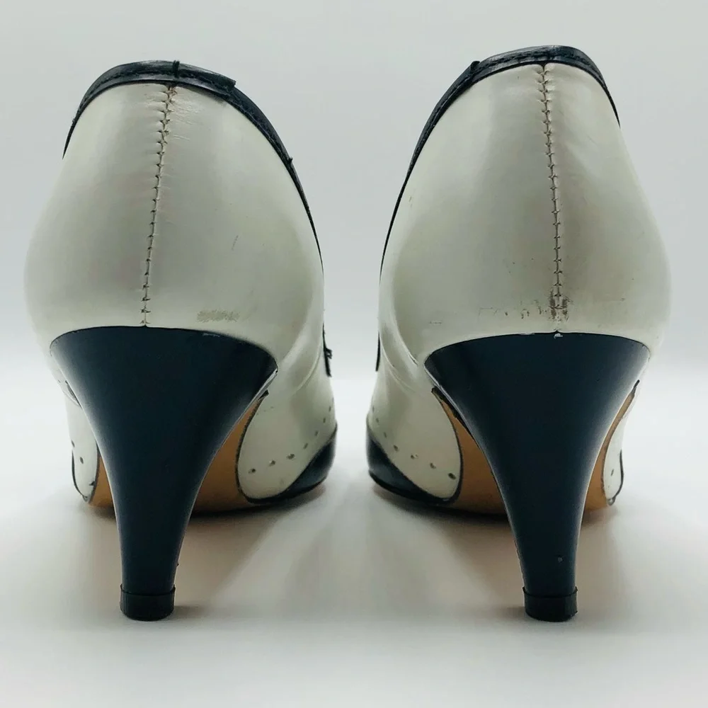 Vintage 70s Vogue Brand Oxford-Inspired Heels - Picture 8 of 16